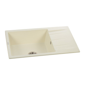 Мийка для кухні Granado Navia 77,5х49,5 см нанограніт ivory gr3804