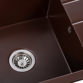 Мойка для кухни Granado Navia 77,5х49,5 см наногранит marron gr3806