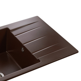 Мойка для кухни Granado Navia 77,5х49,5 см наногранит marron gr3806