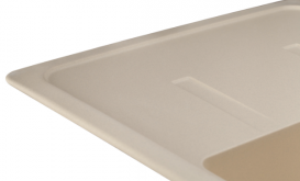 Мойка для кухни Granado Palma врезная 62х43,5 см наногранит ivory 2004