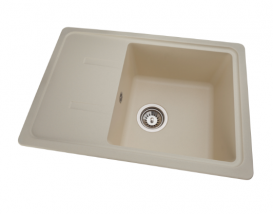 Мойка для кухни Granado Palma врезная 62х43,5 см наногранит ivory 2004