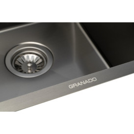 Мойка для кухни Granado Pravia 40,8х49,8 см нержавеющая сталь S201 black GS01201B