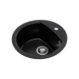 Мийка для кухні Granado Ronda 47х49 см нанограніт black shine  2201
