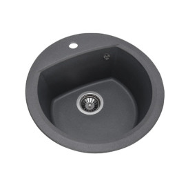 Мийка для кухні Granado Ronda 47х49 см нанограніт графіт 2209