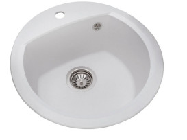 Мойка для кухни Granado Ronda 47х49 см наногранит white 2205