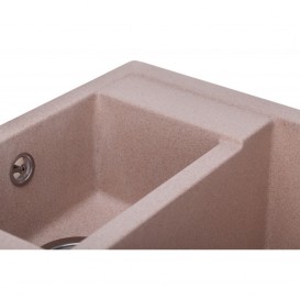 Мийка для кухні Granado Samora врізна 57,9х48,8 см нанограніт avena 0902