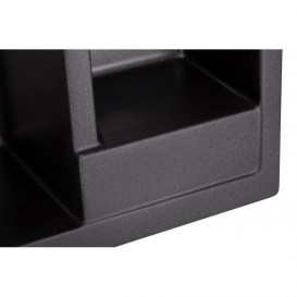Мойка для кухни Granado Samora врезная 57,9х48,8 см наногранит black shine 0901