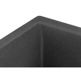 Мийка для кухні Granado Samora врізна 57,9х48,8 см нанограніт grafito 0909