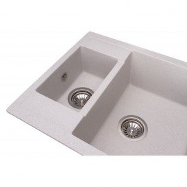 Мийка для кухні Granado Samora врізна 57,9х48,8 см нанограніт gris 0908