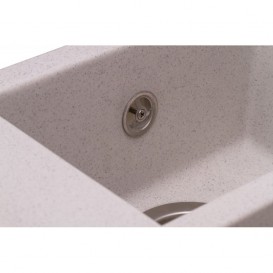 Мийка для кухні Granado Samora врізна 57,9х48,8 см нанограніт gris 0908