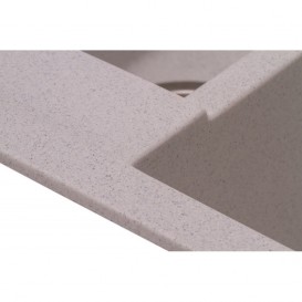 Мийка для кухні Granado Samora врізна 57,9х48,8 см нанограніт gris 0908