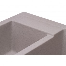 Мийка для кухні Granado Samora врізна 57,9х48,8 см нанограніт gris 0908