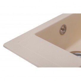 Мийка для кухні Granado Samora врізна 57,9х48,8 см нанограніт ivory 0904