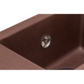 Мийка для кухні Granado Samora врізна 57,9х48,8 см нанограніт marron 0906