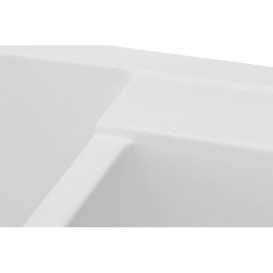 Мойка для кухни Granado Samora врезная 57,9х48,8 см наногранит white 0905