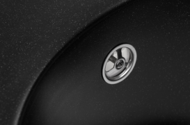 Мойка для кухни Granado Sevilla врезная 62,3х46,5 см наногранит black shine 1501