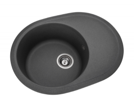 Мийка для кухні Granado Sevilla врізна 62,3х46,5 см нанограніт grafito 1509