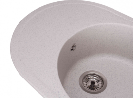 Мийка для кухні Granado Sevilla врізна 62,3х46,5 см нанограніт gris 1508