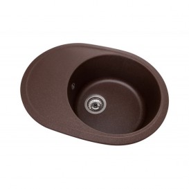 Мойка для кухни Granado Sevilla врезная 62,3х46,5 см наногранит marron 1506
