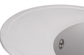 Мийка для кухні Granado Sevilla врізна 62,3х46,5 см нанограніт white 1505