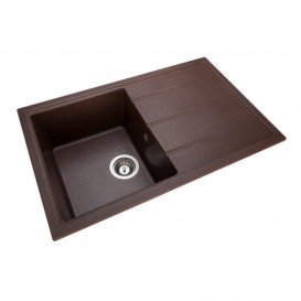Мойка для кухни Granado Toledo врезная 78х50 см наногранит marron 2106