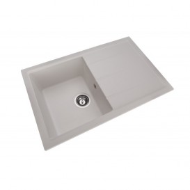 Мийка для кухні Granado Toledo врізна 78х50 см нанограніт white 2105