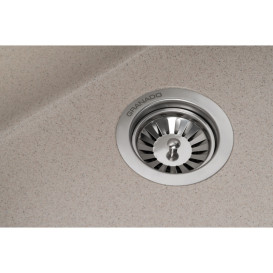Мийка для кухні Granado Under top double під стільницю 70,5х44,5 см нанограніт terra gr3403