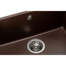 Мойка для кухни Granado Under top L под столешницу 60,6х45,6 см наногранит marron gr3506