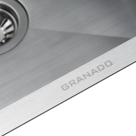 Мийка для кухні Granado Under top L під стільницю 65х43 см нержавіюча сталь S304 GS09304