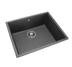 Мойка для кухни Granado Under top Max под столешницу 53,6х43,5 см наногранит графит 3009