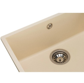 Мойка для кухни Granado Under top Max под столешницу 53,6х43,5 см наногранит ivory 3004