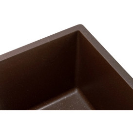 Мойка для кухни Granado Under top Max под столешницу 53,6х43,5 см наногранит marron 3006