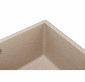 Мийка для кухні Granado Under top Max під стільницю 53,6х43,5 см нанограніт terra 3003