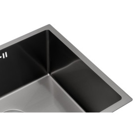 Мойка для кухни Granado Under top Max под столешницу 53х43 см нержавеющая сталь S201 black GS07201B