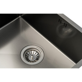 Мийка для кухні Granado Under top Max під стільницю 53х43 см нержавіюча сталь S201 black honeycomb GS07201BH