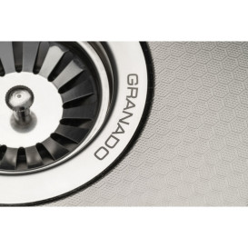 Мийка для кухні Granado Under top Max під стільницю 53х43 см нержавіюча сталь S201 black honeycomb GS07201BH