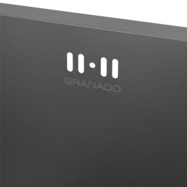 Мийка для кухні Granado Under top Max під стільницю 53х43 см нержавіюча сталь S201 grey textures GS07201GT