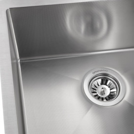 Мийка для кухні Granado Under top Max під стільницю 53х43 см нержавіюча сталь S304 millet GS07304M