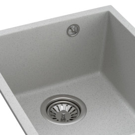 Мойка для кухни Granado Under top Mini под столешницу 38х44 см наногранит gris gr3908