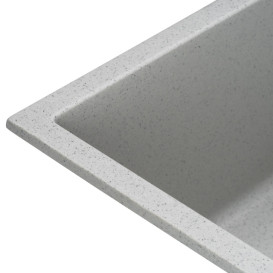 Мийка для кухні Granado Under top Mini під стільницю 38х44 см нанограніт gris gr3908