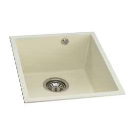 Мойка для кухни Granado Under top Mini под столешницу 38х44 см наногранит ivory gr3904