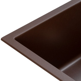 Мойка для кухни Granado Under top Mini под столешницу 38х44 см наногранит marron gr3906