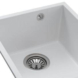 Мойка для кухни Granado Under top Mini под столешницу 38х44 см наногранит white gr3905