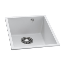 Мойка для кухни Granado Under top Mini под столешницу 38х44 см наногранит white gr3905