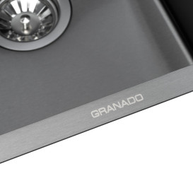 Мойка для кухни Granado Under top Mini под столешницу 40х43 см нержавеющая сталь S201 black GS10201B