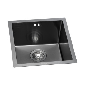Мойка для кухни Granado Under top Mini под столешницу 40х43 см нержавеющая сталь S201 black GS10201B