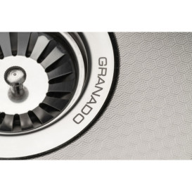 Мойка для кухни Granado Under top Mini под столешницу 45х43 см нержавеющая сталь S201 black honeycomb GS08201BH