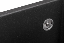 Мойка для кухни Granado Under top под столешницу 45,7х40,6 см наногранит black shine 1901