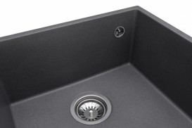 Мойка для кухни Granado Under top под столешницу 45,7х40,6 см наногранит grafito 1909