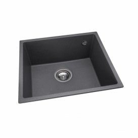 Мойка для кухни Granado Under top под столешницу 45,7х40,6 см наногранит grafito 1909
